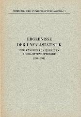 Titelblatt Fünfjahresbericht 1938-1942
